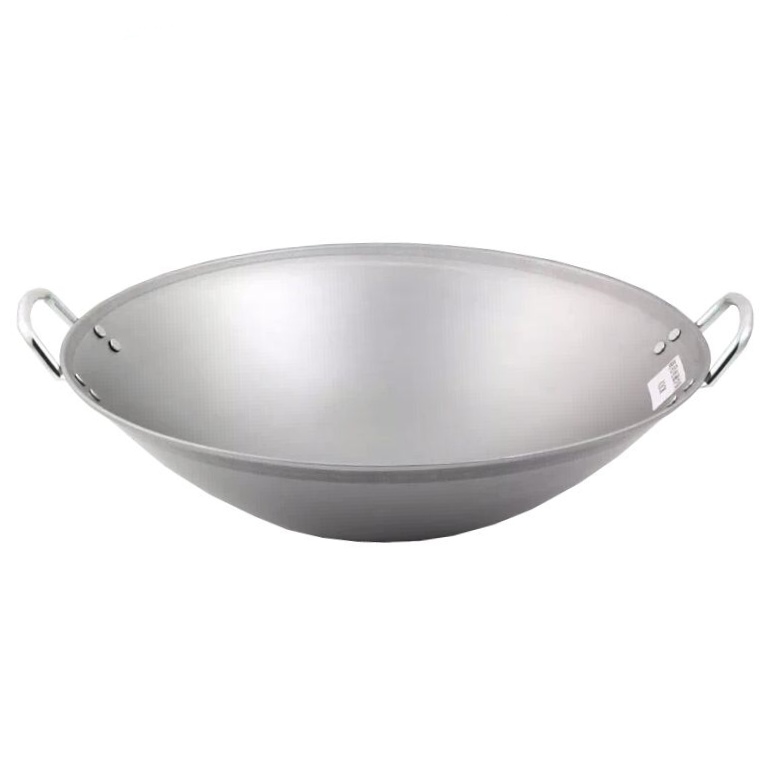 电磁炉专用双耳圆底钢锅40cm