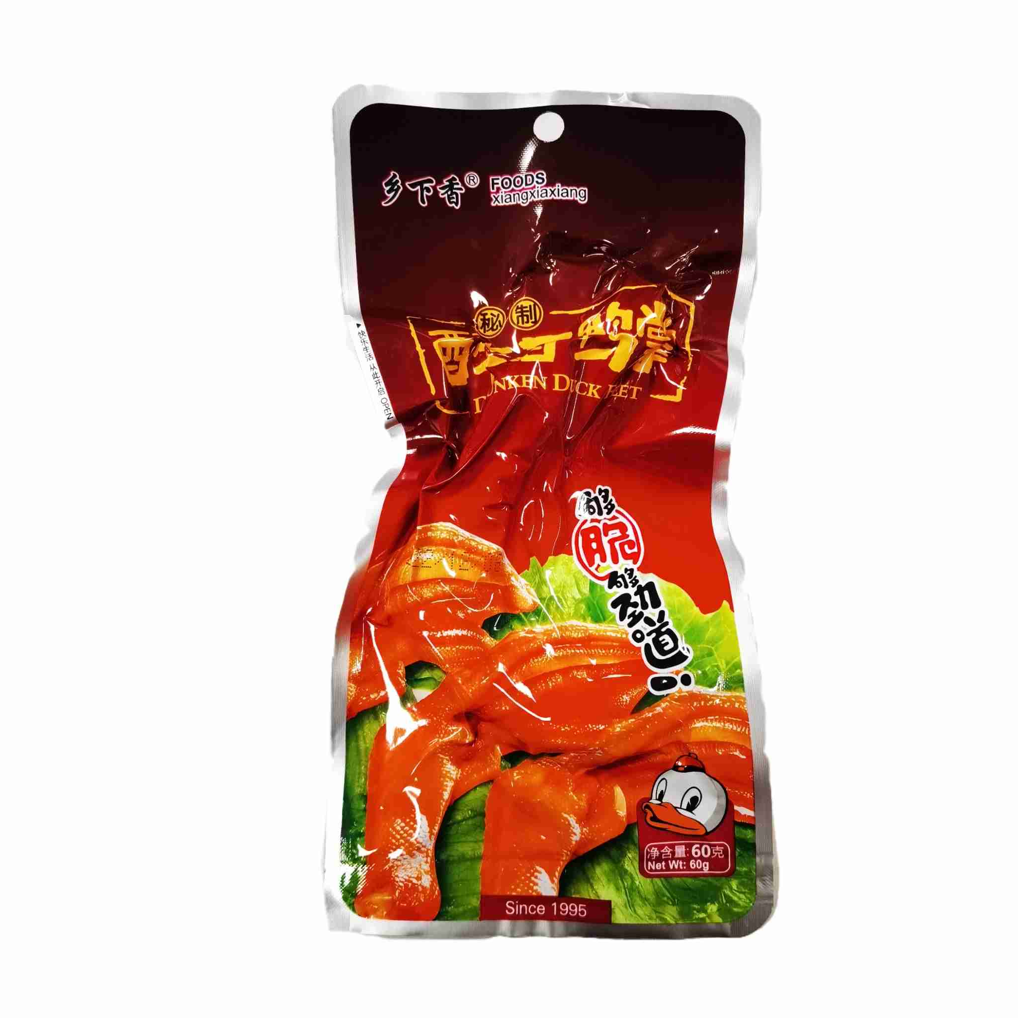 H360530乡下香醉香鸭掌60g