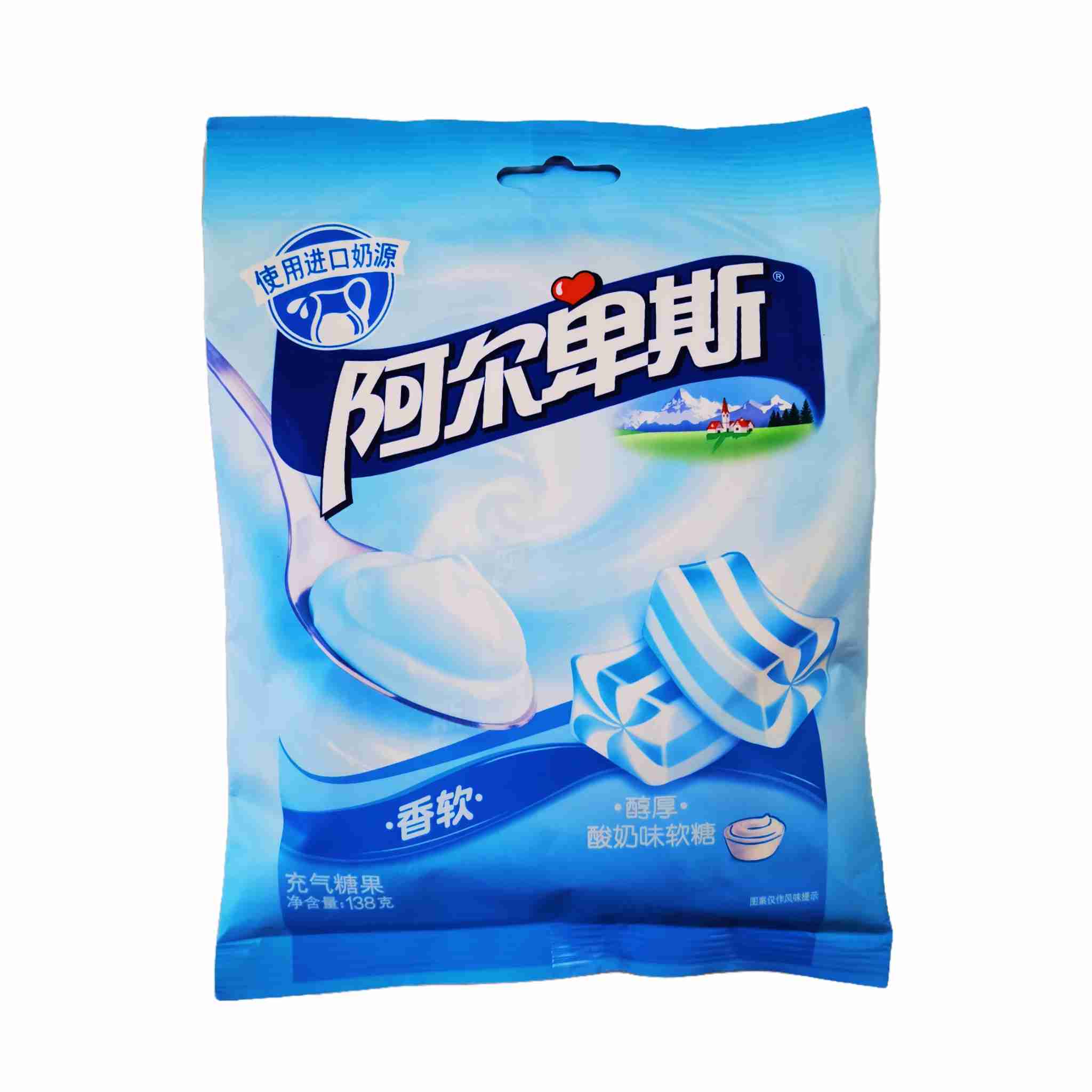 H360811阿尔卑斯醇厚酸奶味软糖138g