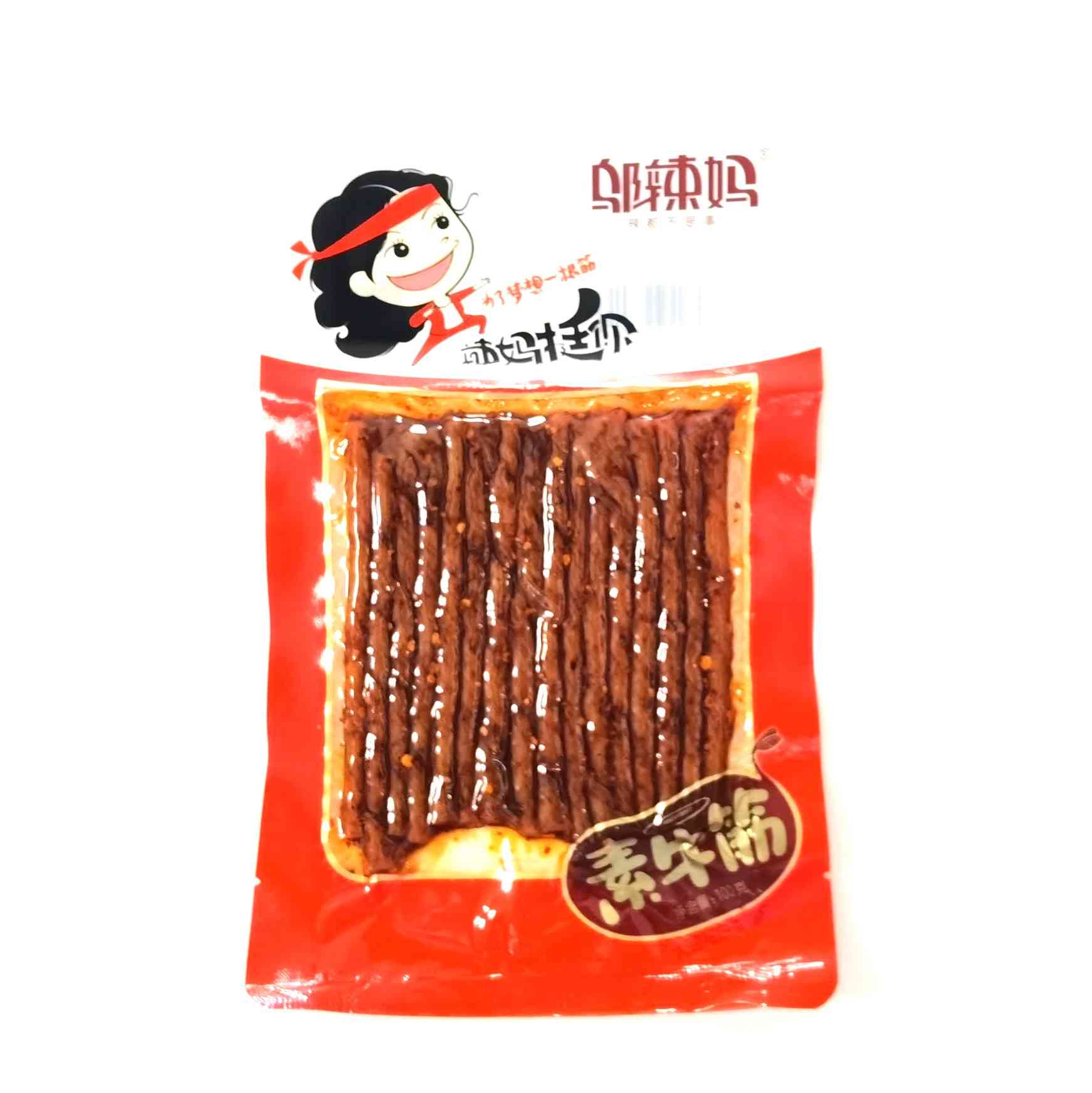 H360426邬辣妈素牛筋100g（辣条）