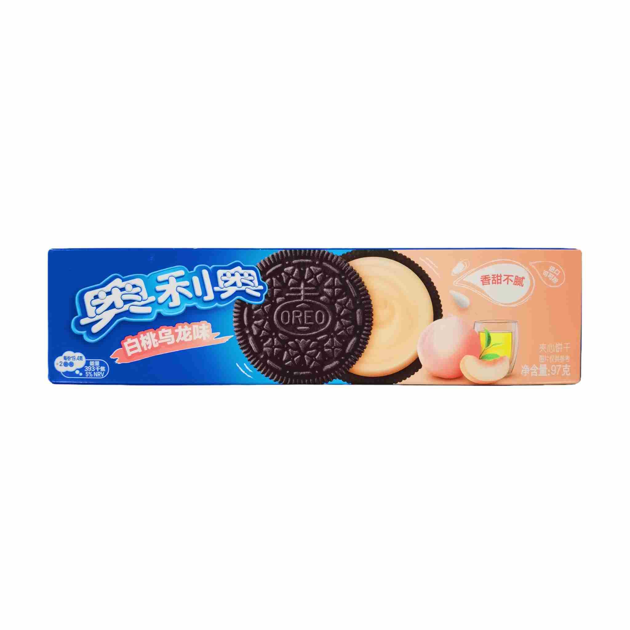H351014奥利奥夹心饼干97g白桃乌龙味