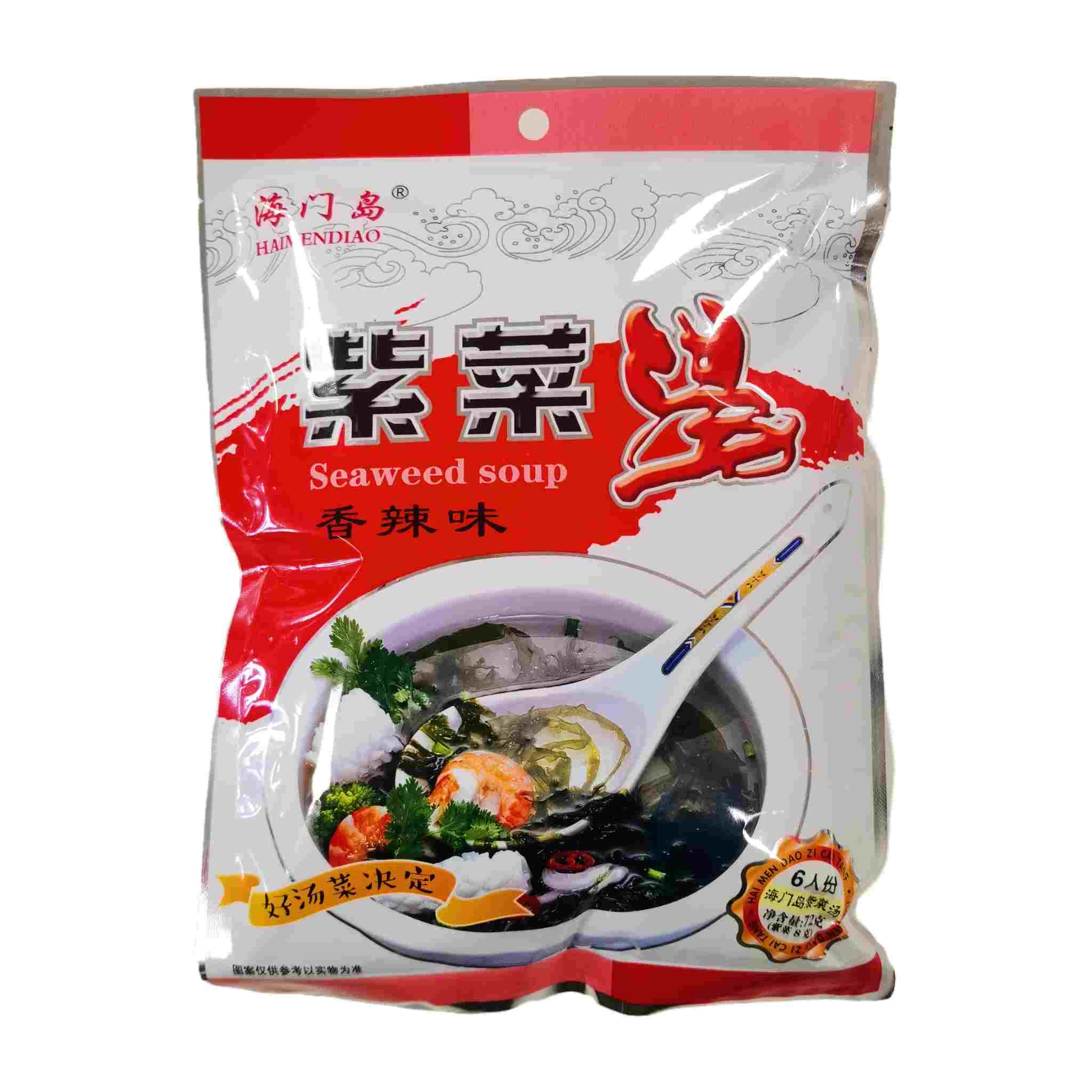 H361020海门岛紫菜汤72g香辣味