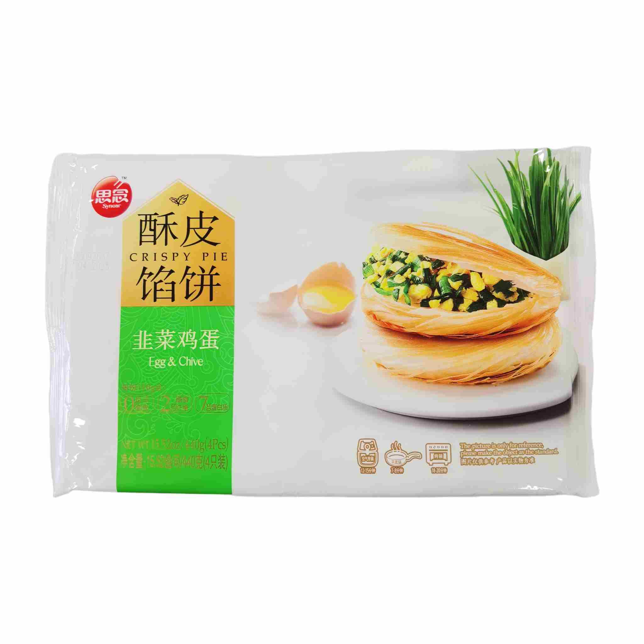 H351116思念酥皮馅饼440g（4只）韭菜鸡蛋