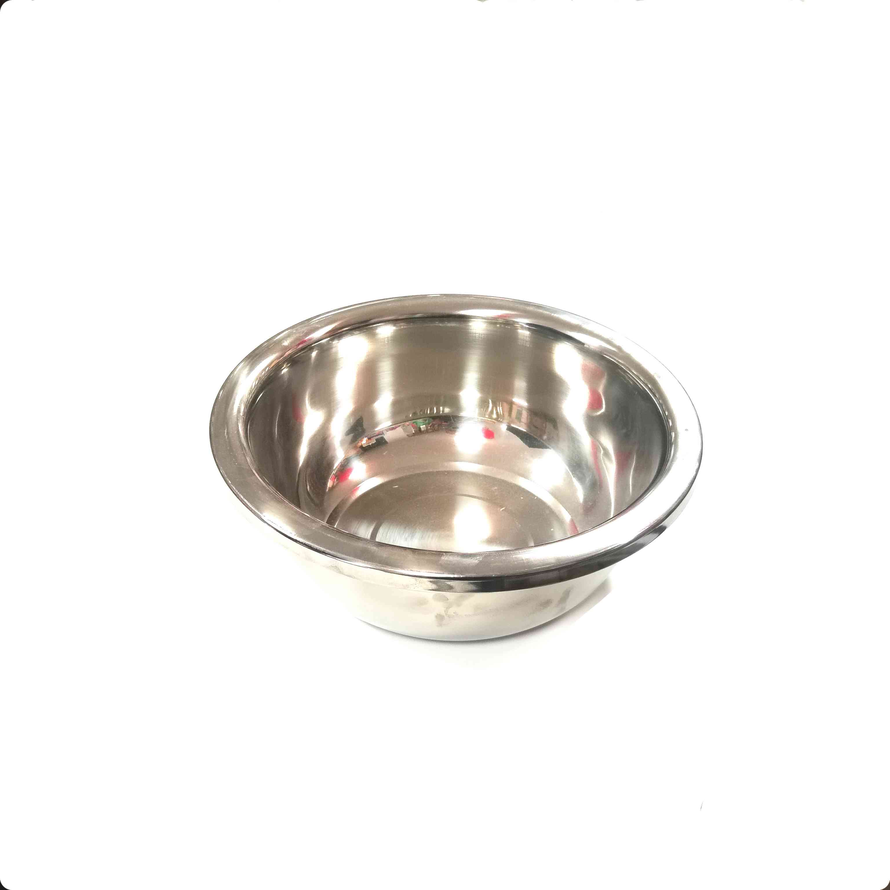 高级不锈钢面盆20cm加厚