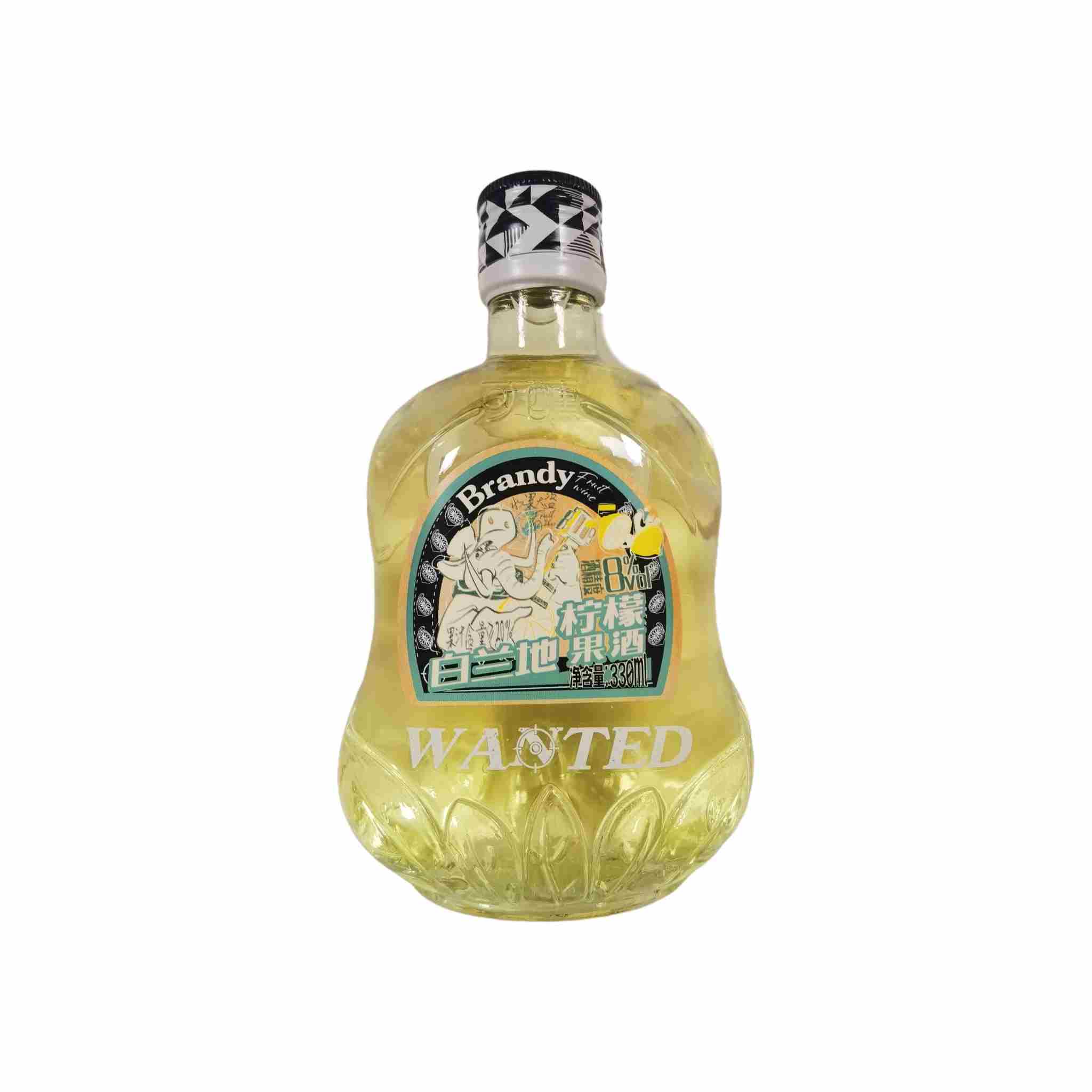 H360521白兰地果酒330ml 8° 柠檬味