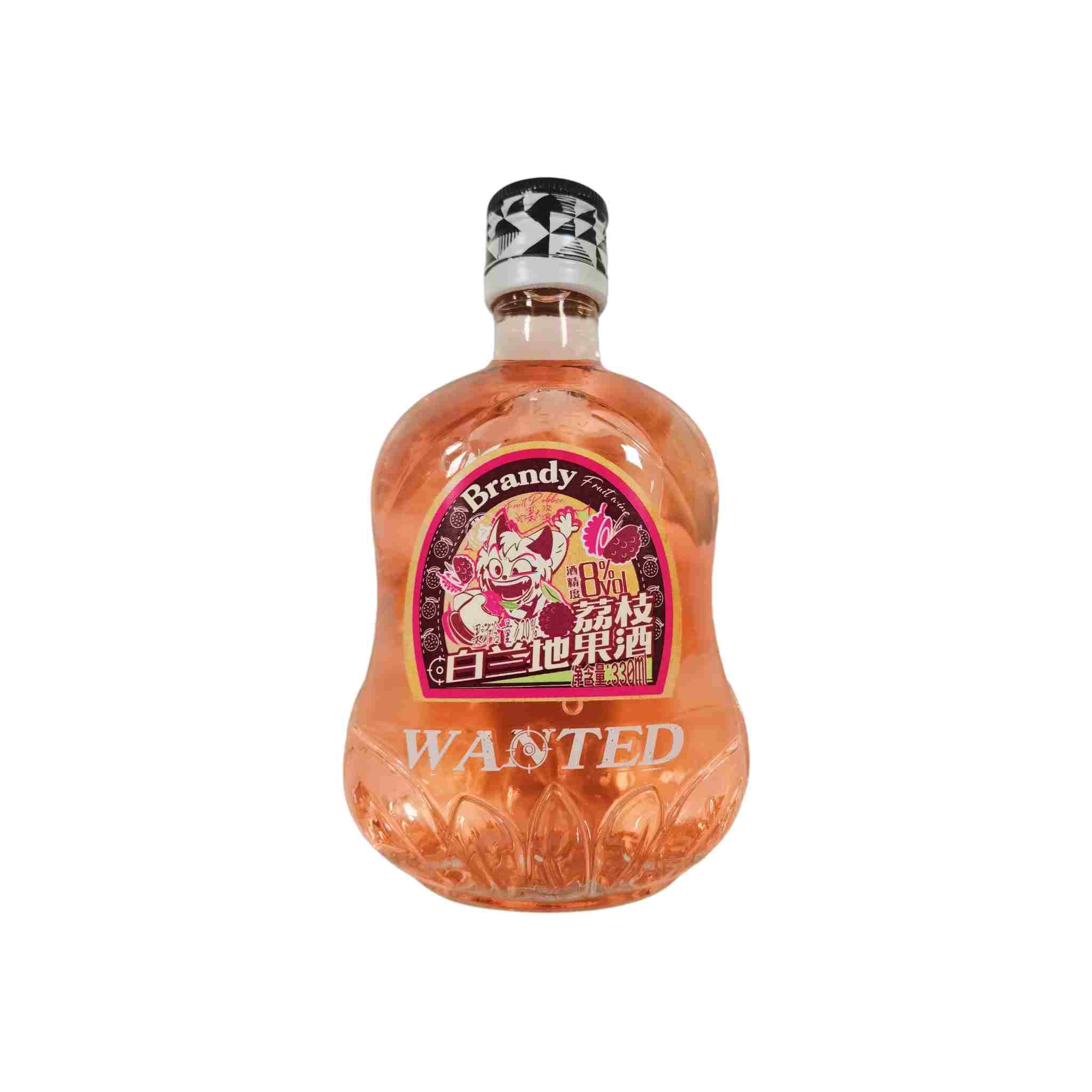 H360521白兰地果酒330ml 8°荔枝味