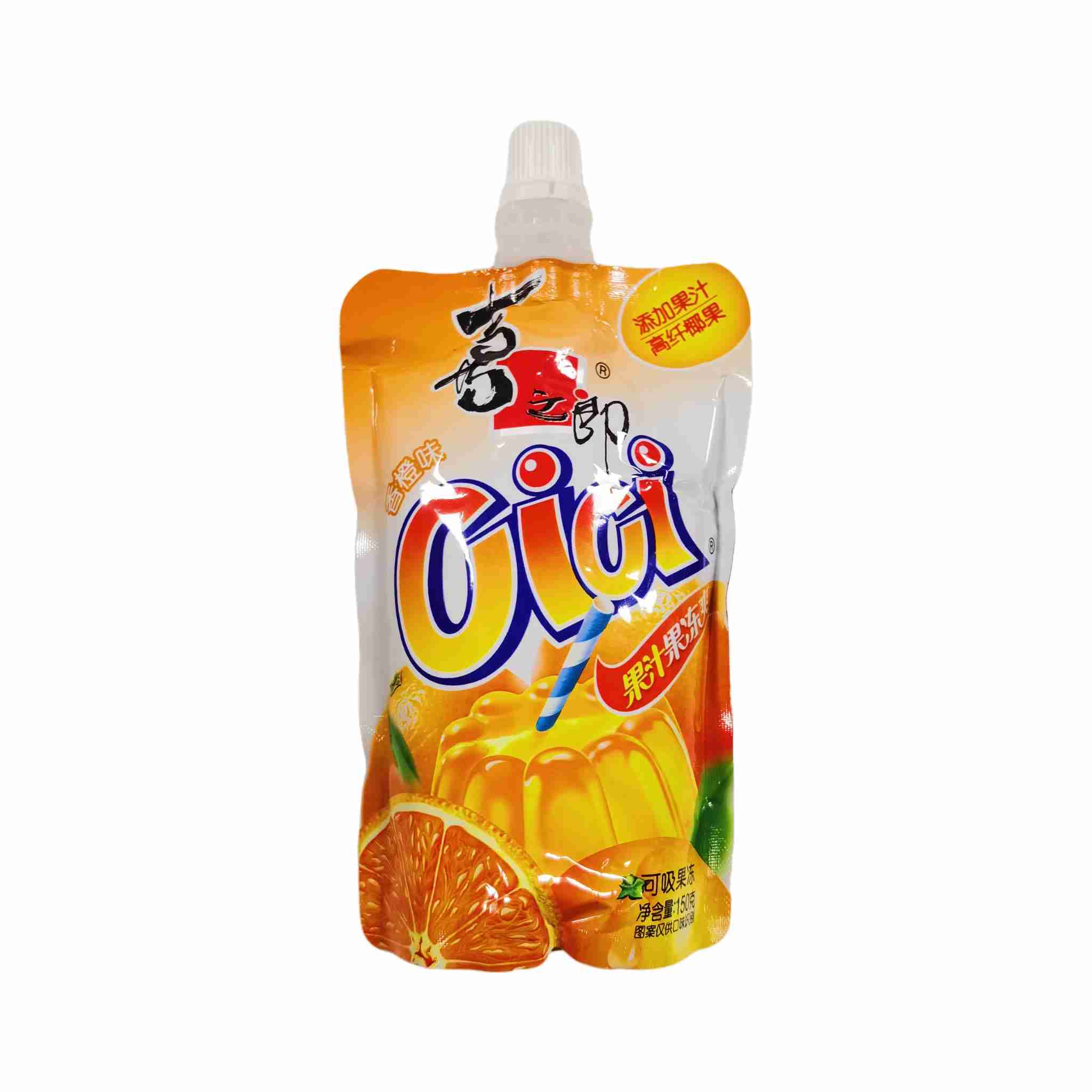 H360715喜之郎可吸果冻150g 香橙味
