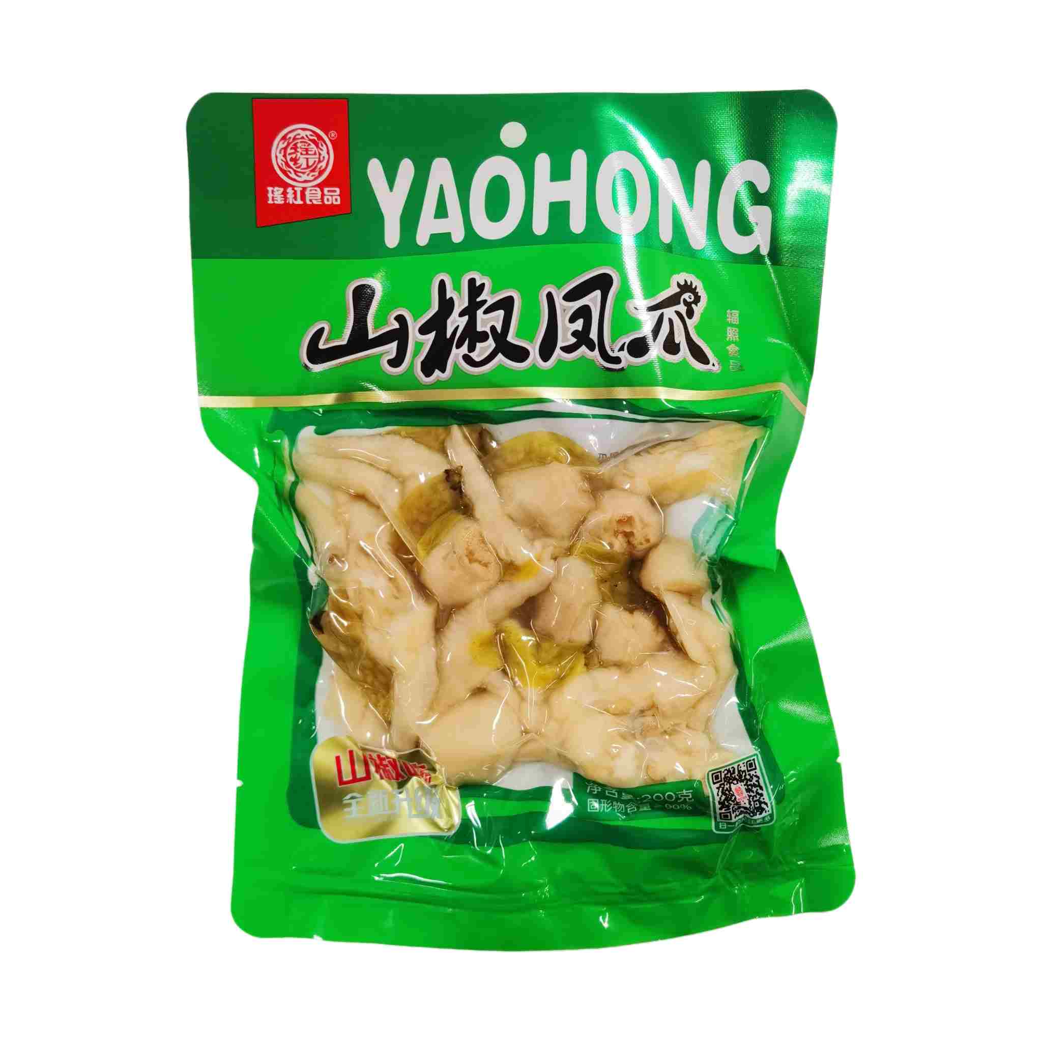 H360807瑶红山椒凤爪200g山椒味