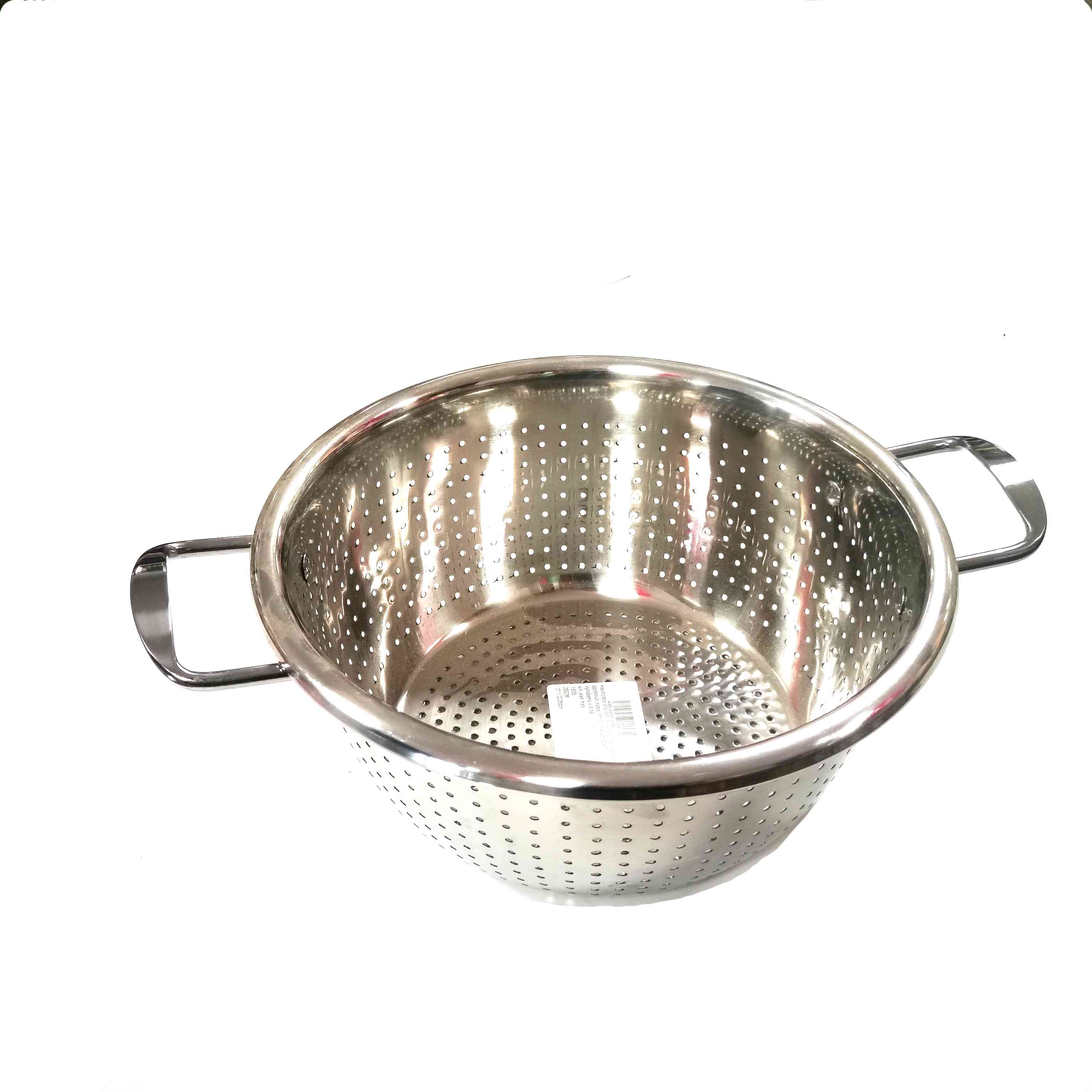 高级不锈钢双耳沥水篮20cm加厚