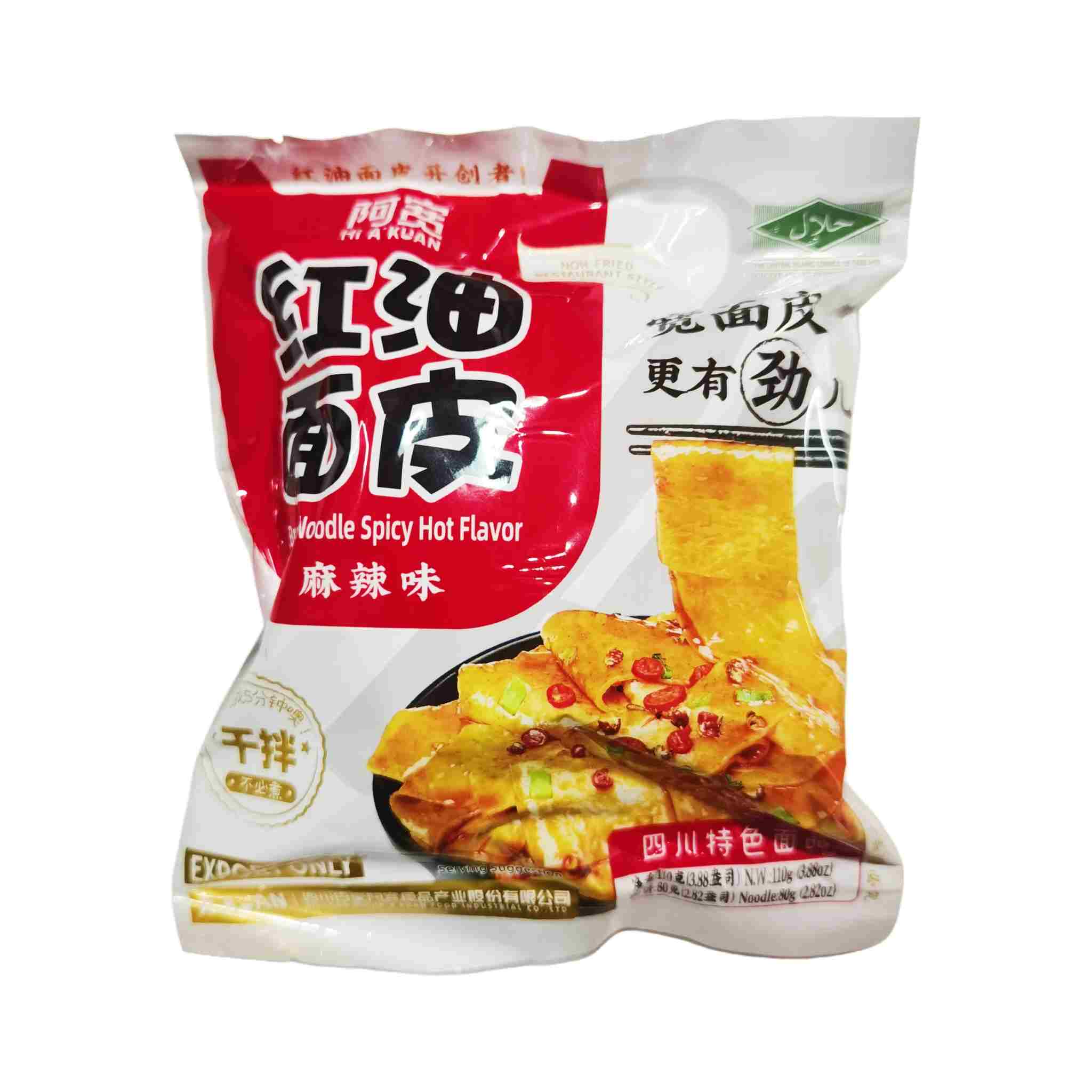 H360410阿宽红油面皮115g麻辣味