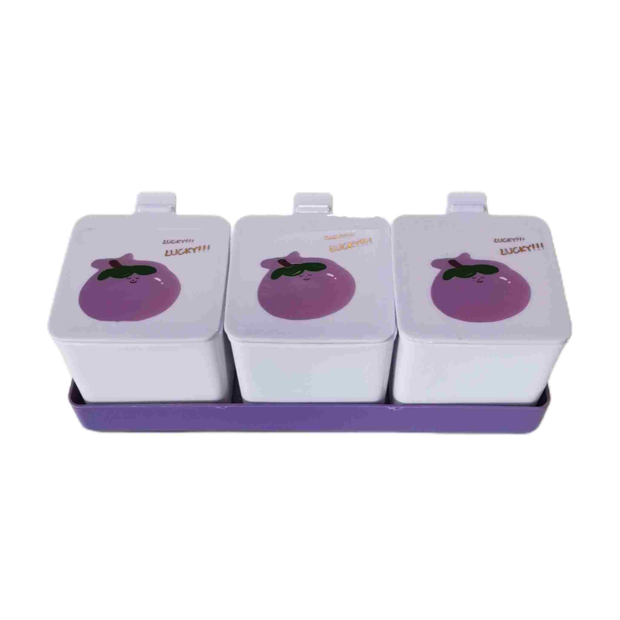 塑料调料罐套装(3个装）