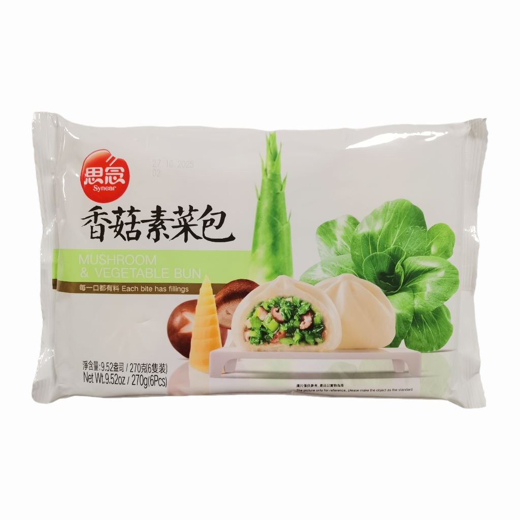 H360304思念香菇素菜包270g（6个装）