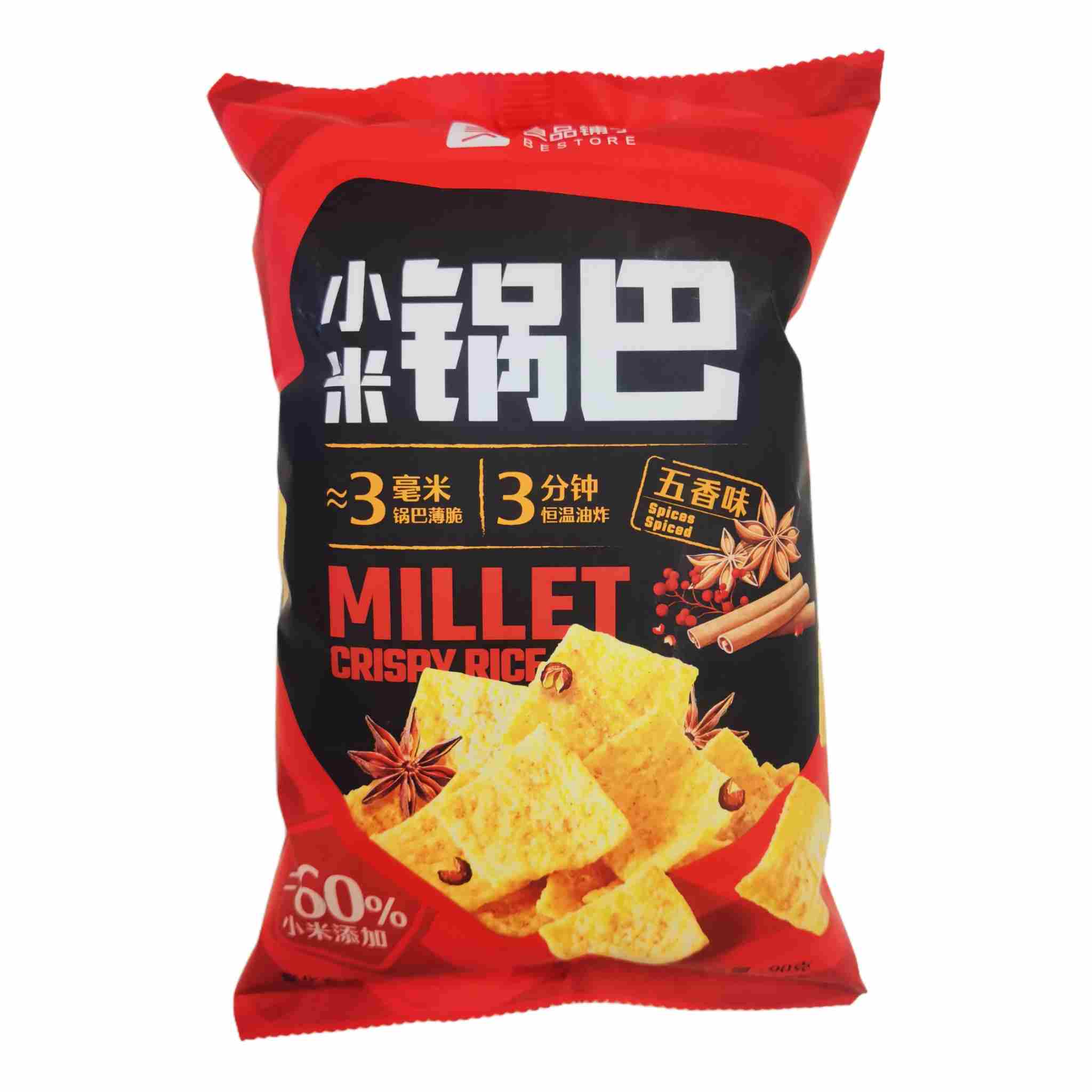 H360217良品铺子小米锅巴100g五香味