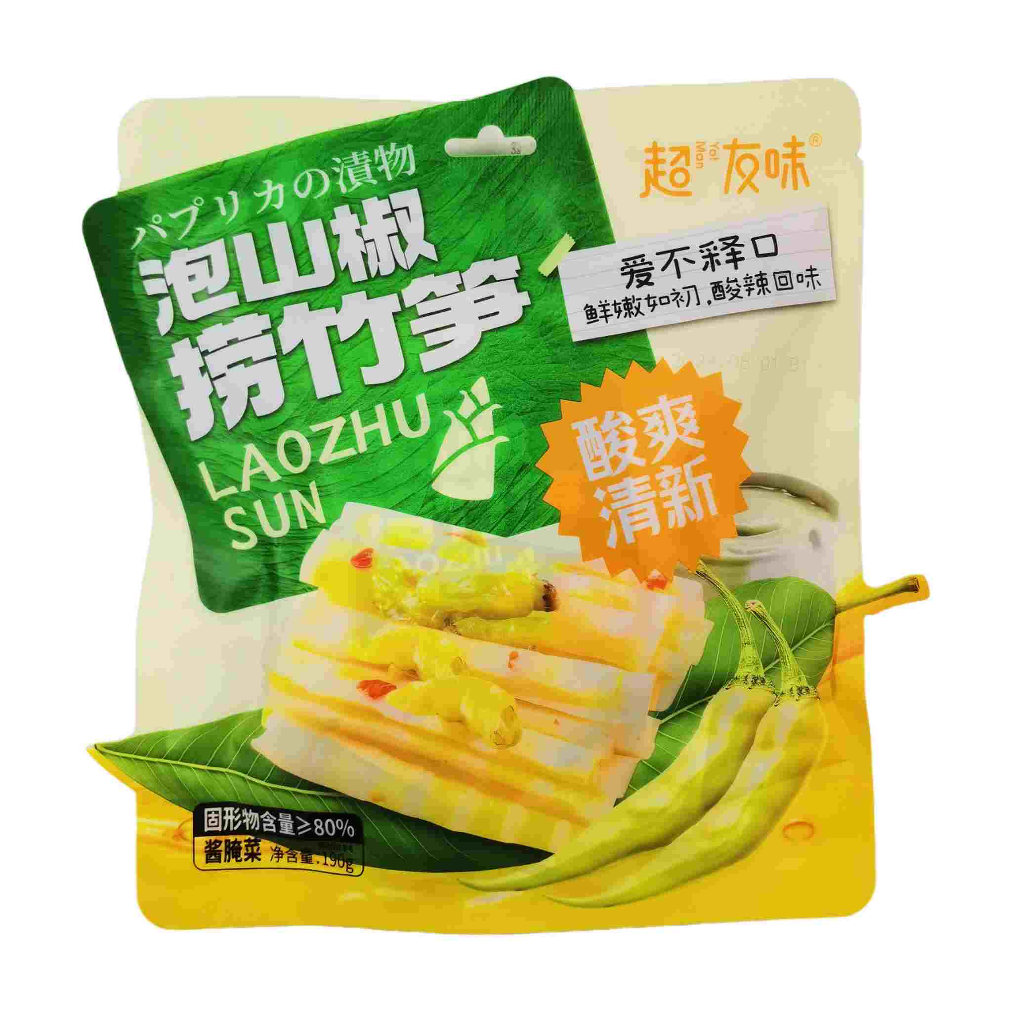 H360302超友味泡山椒捞竹笋190g