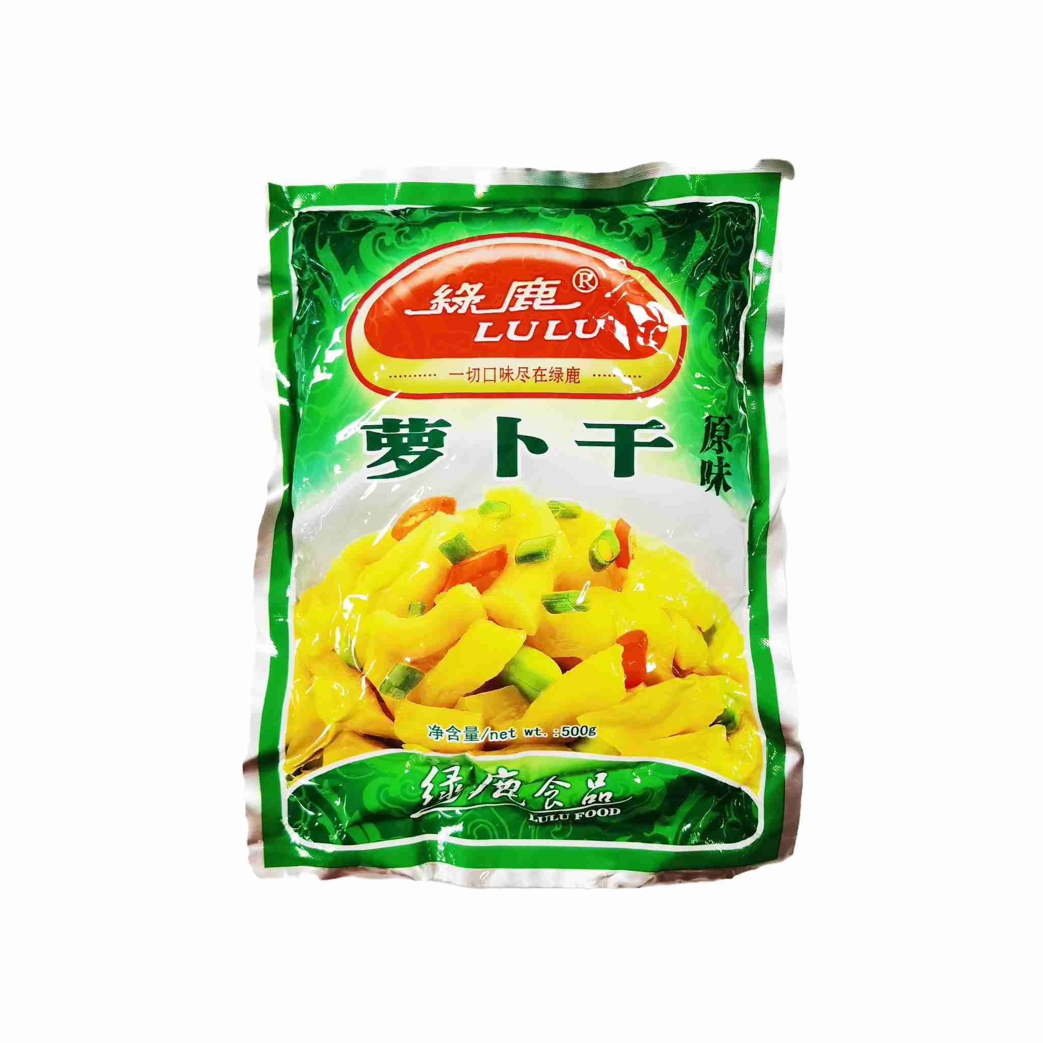 H3260618绿鹿萝卜干500g