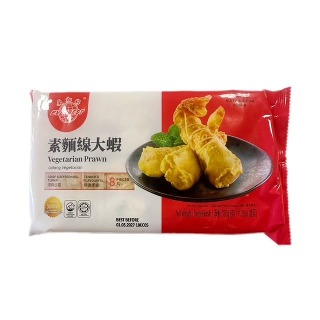 H351230更加好素面线大虾320g