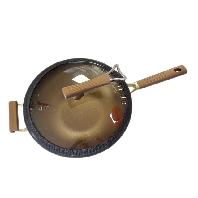 多层钛金炒锅34cm