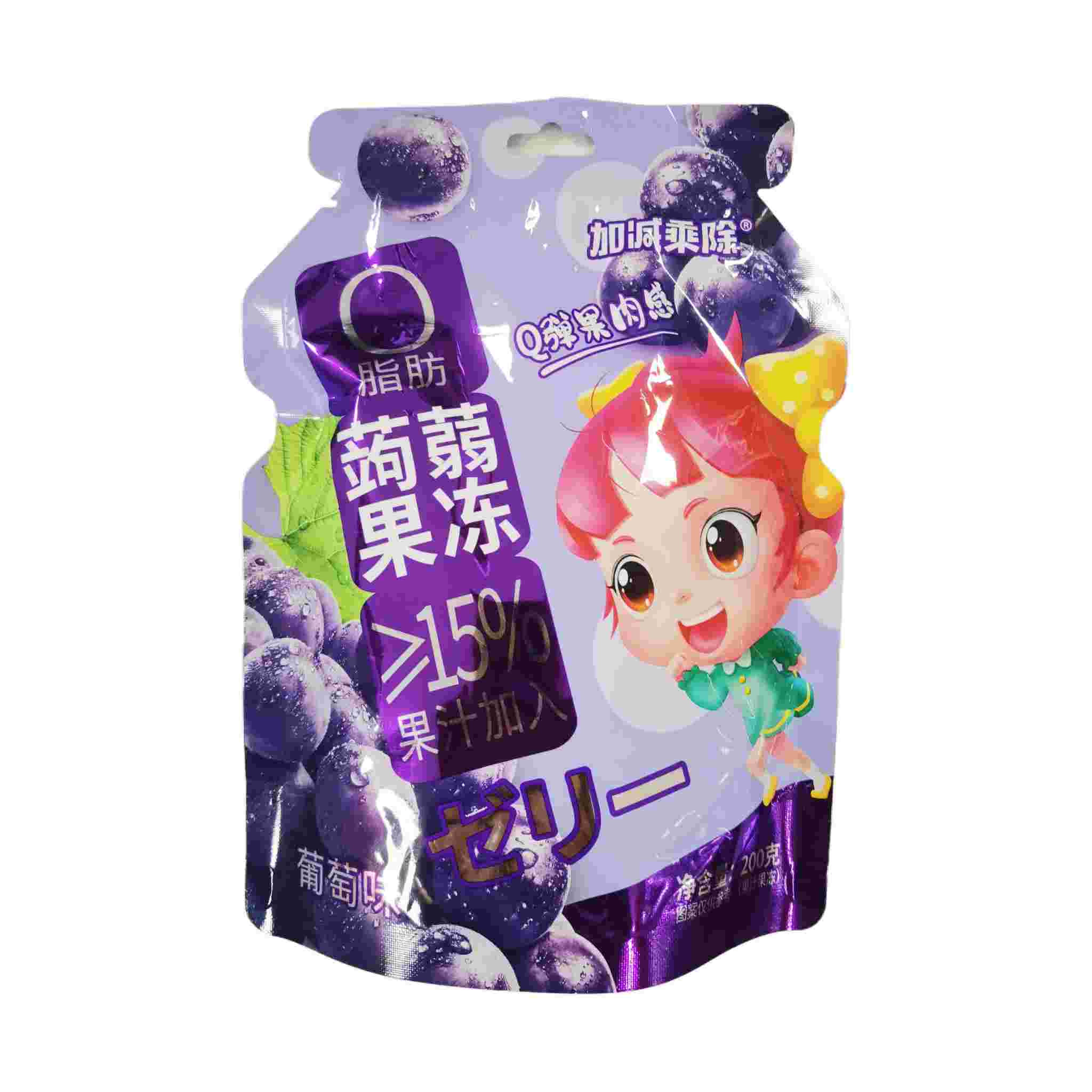 H360116加减乘除蒟蒻果冻200g（红葡萄原浆+果汁）