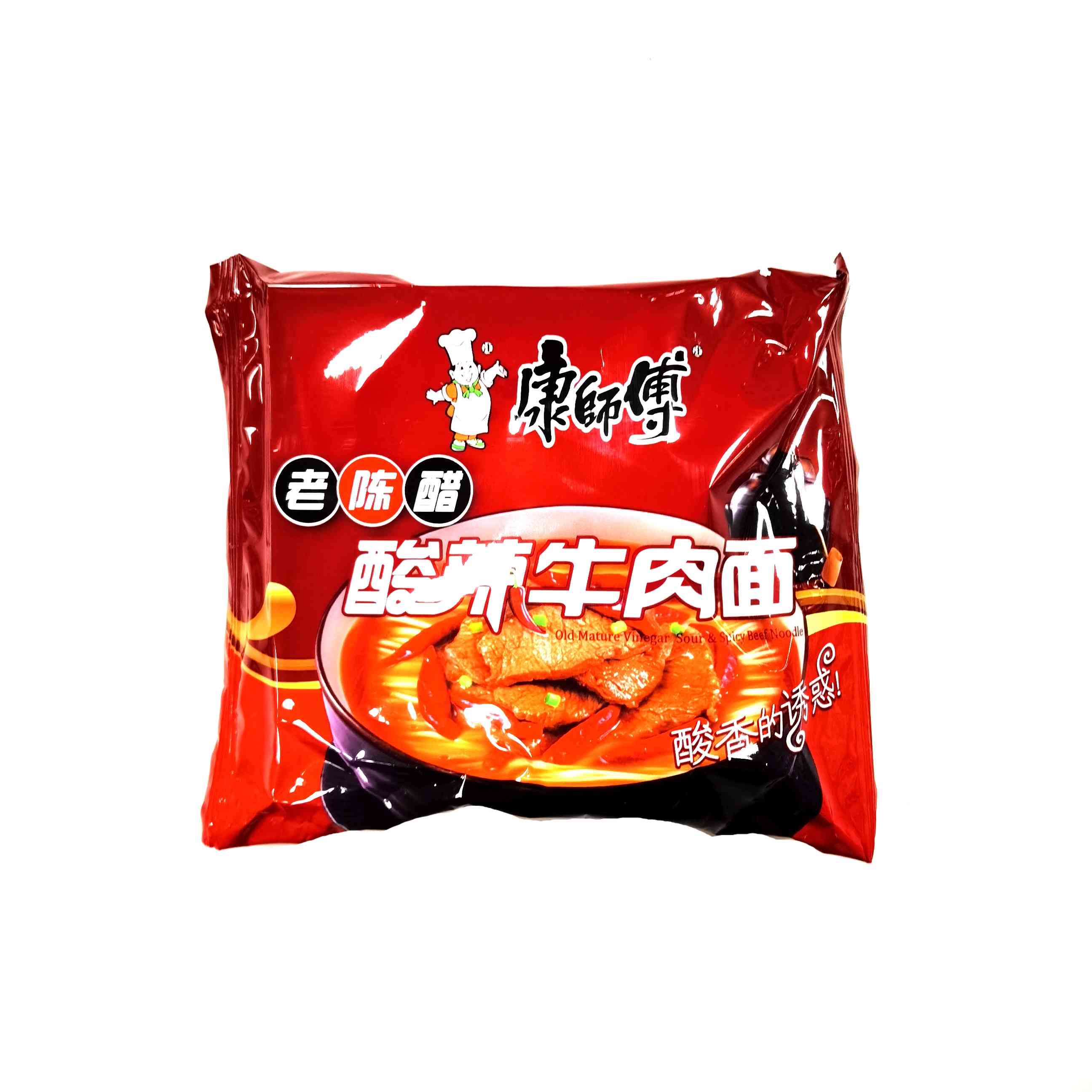 H351108康师傅老陈醋酸辣牛肉面103g