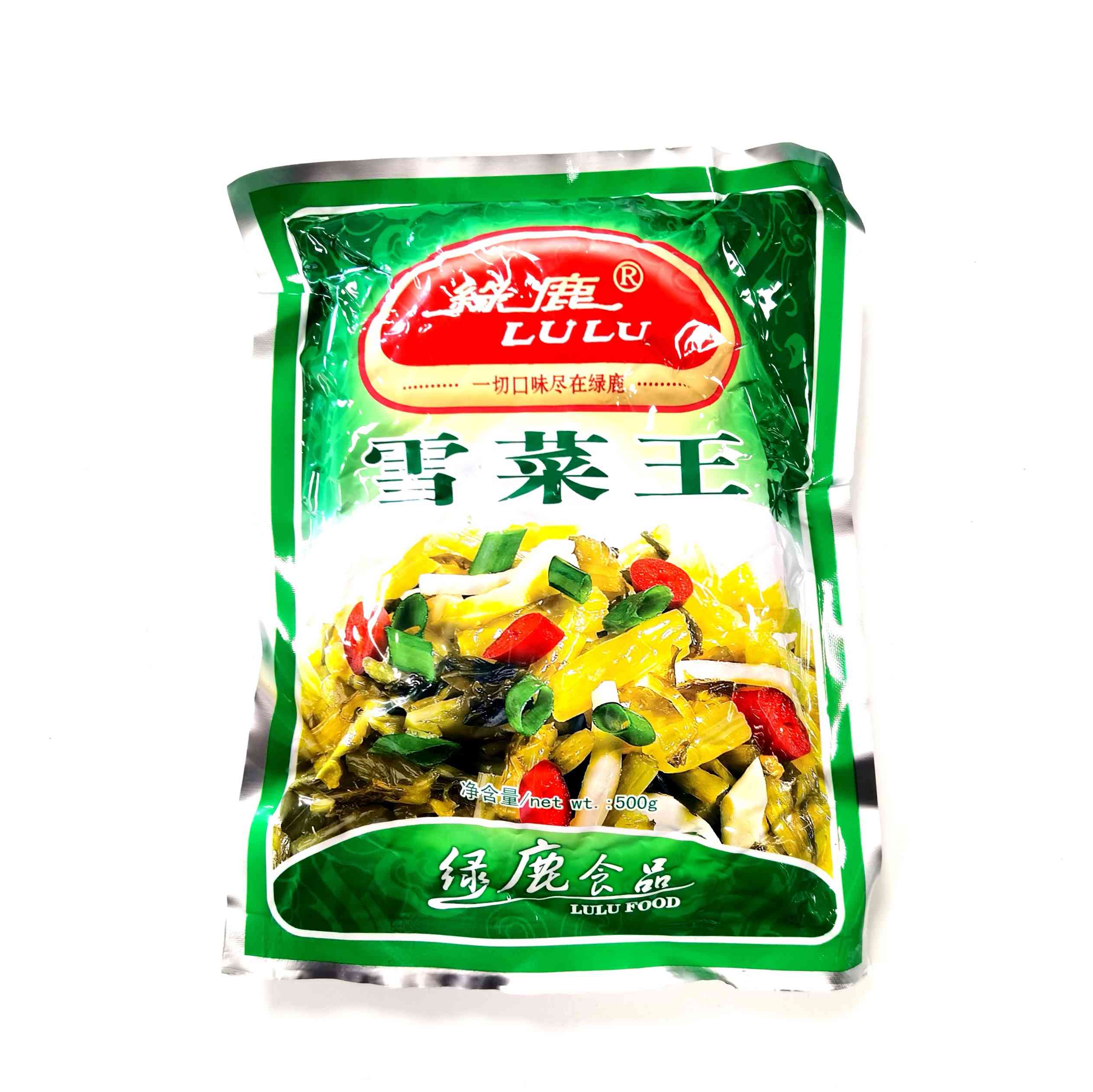 H360201绿鹿雪菜王500g