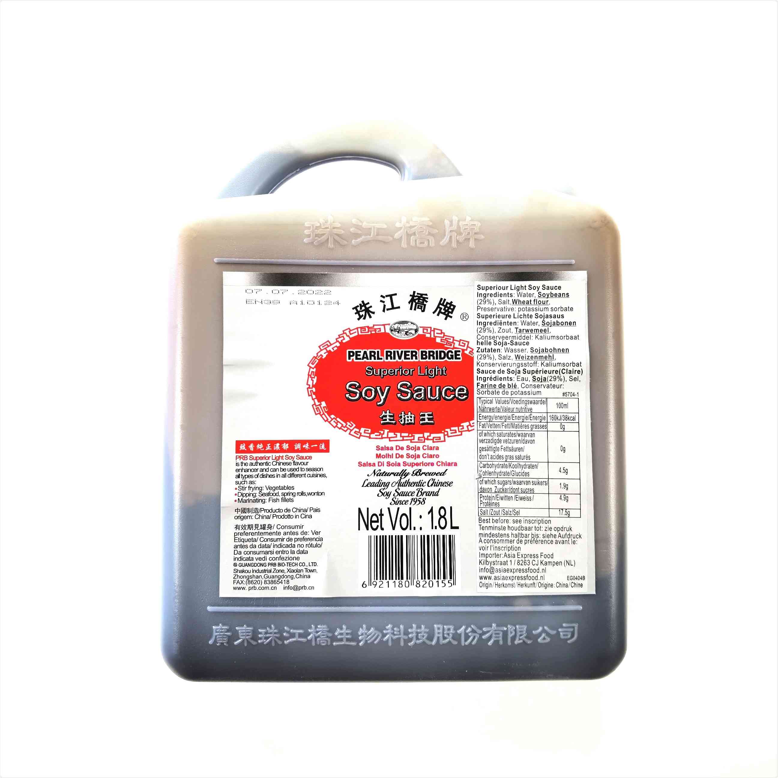 H360424珠江桥生抽王1.8L