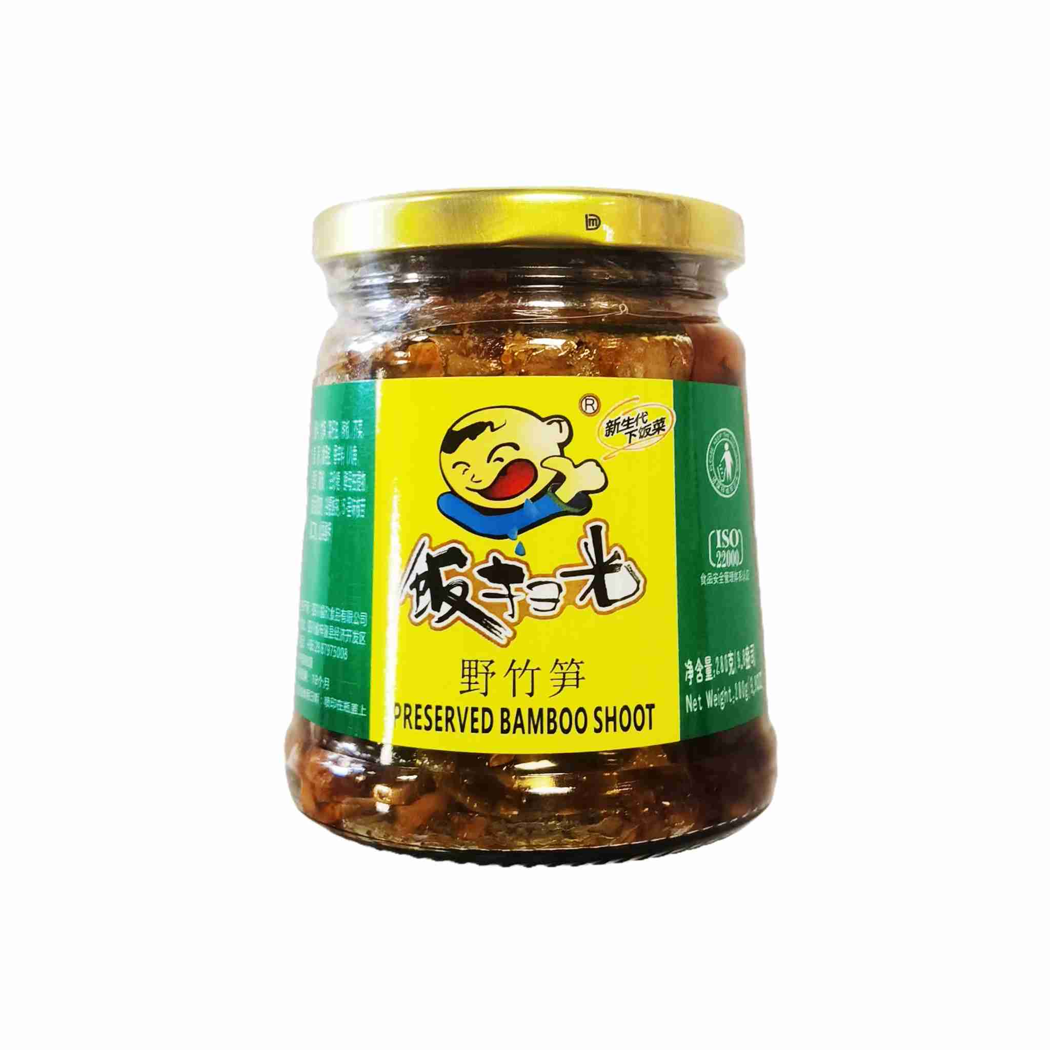 H361219饭扫光野竹笋280g