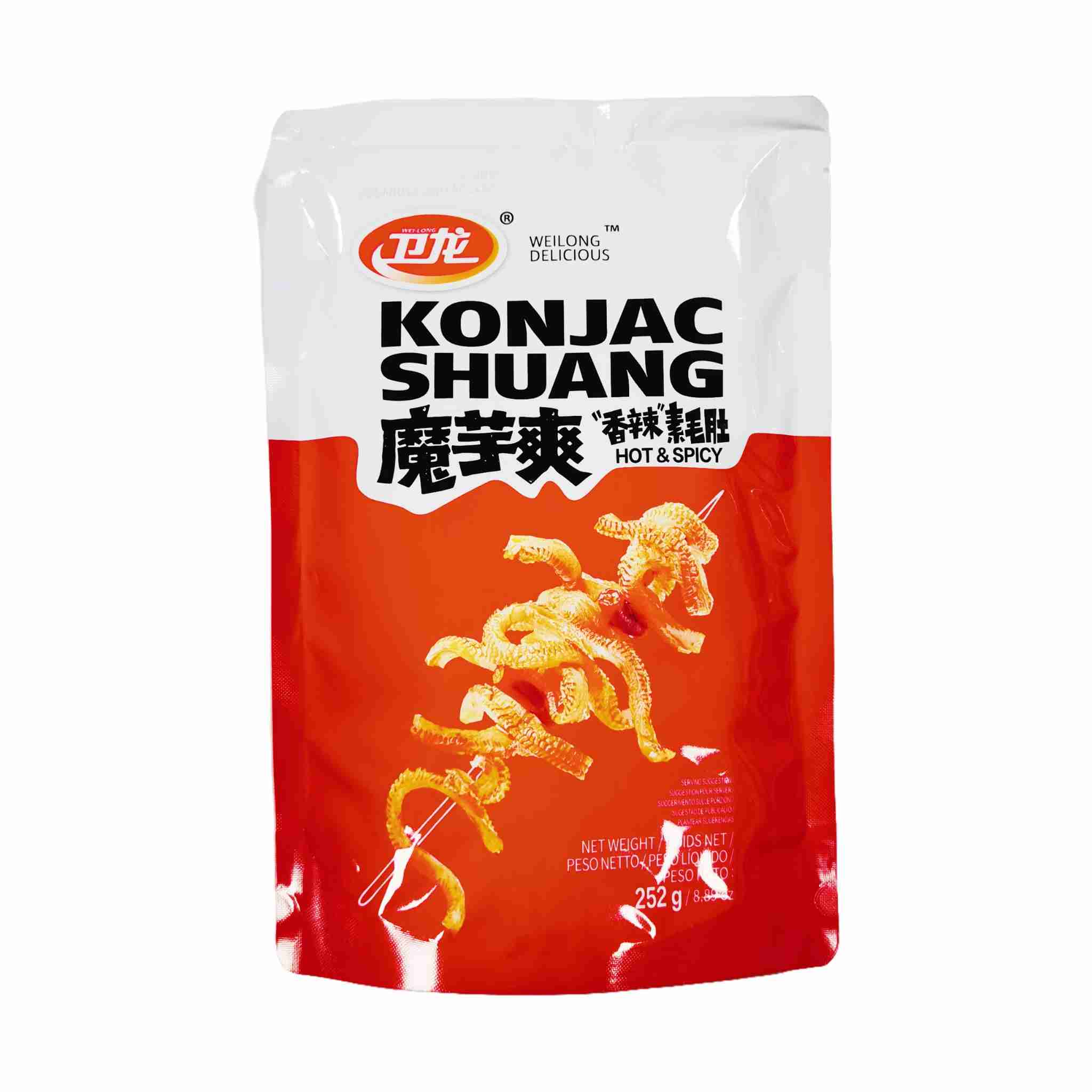 H360725卫龙魔芋爽252g香辣味（辣条）