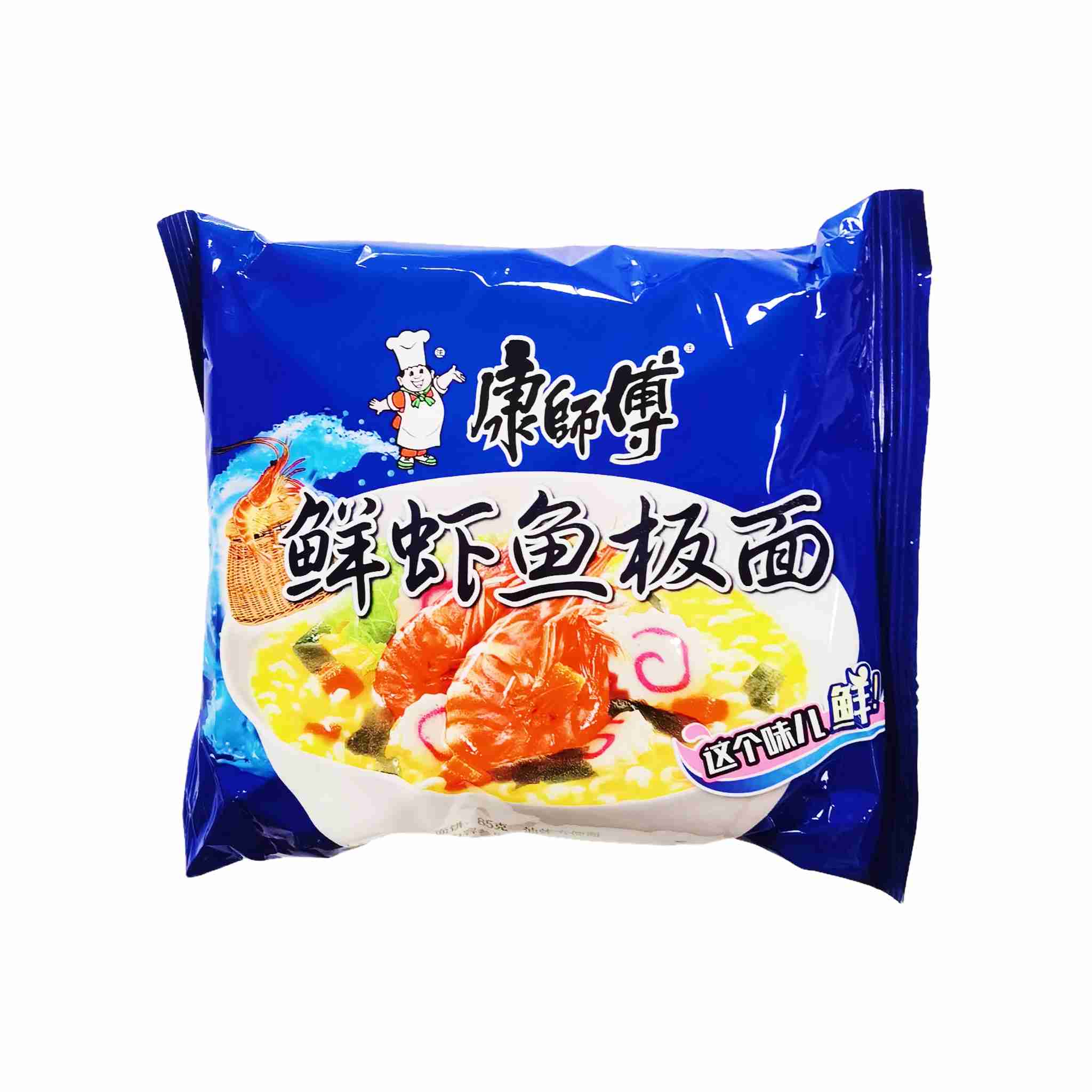 H360304康师傅鲜虾鱼板面98g
