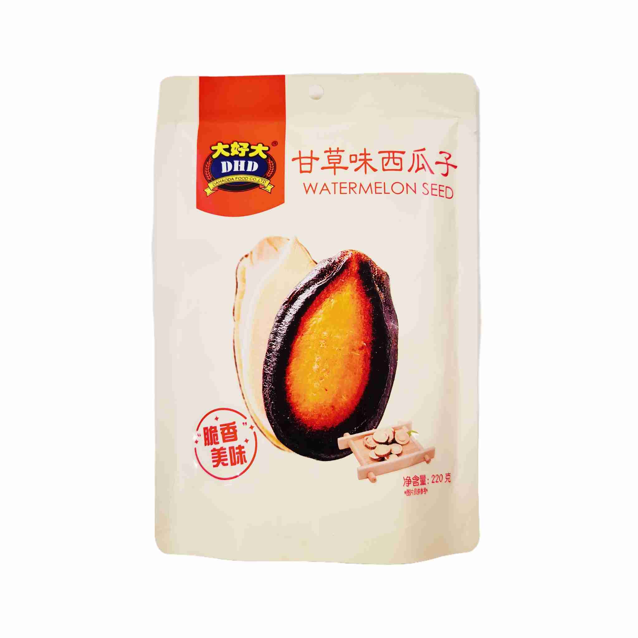 H360401大好大西瓜子220g甘草味