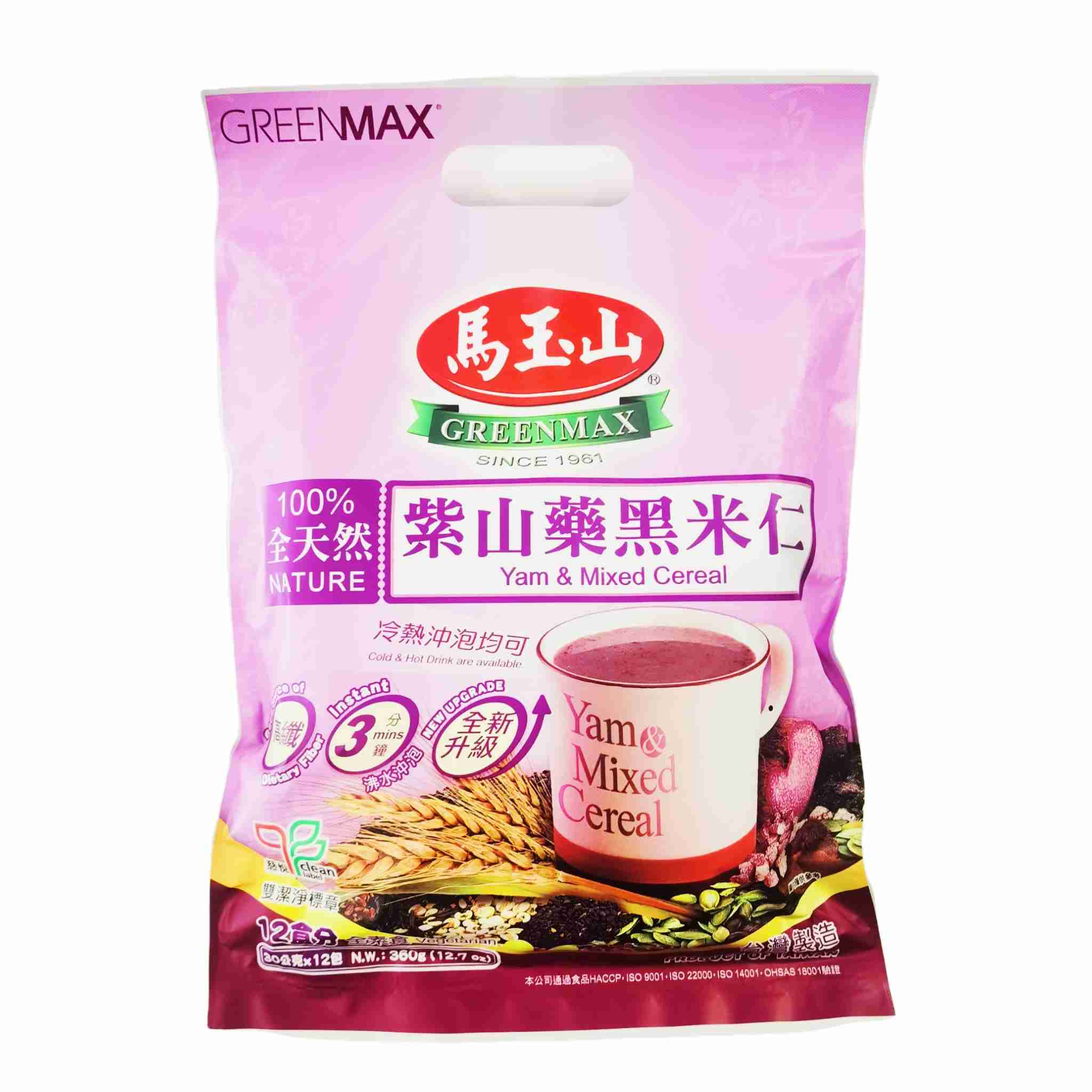 H360115马玉山紫山药黑米仁360g