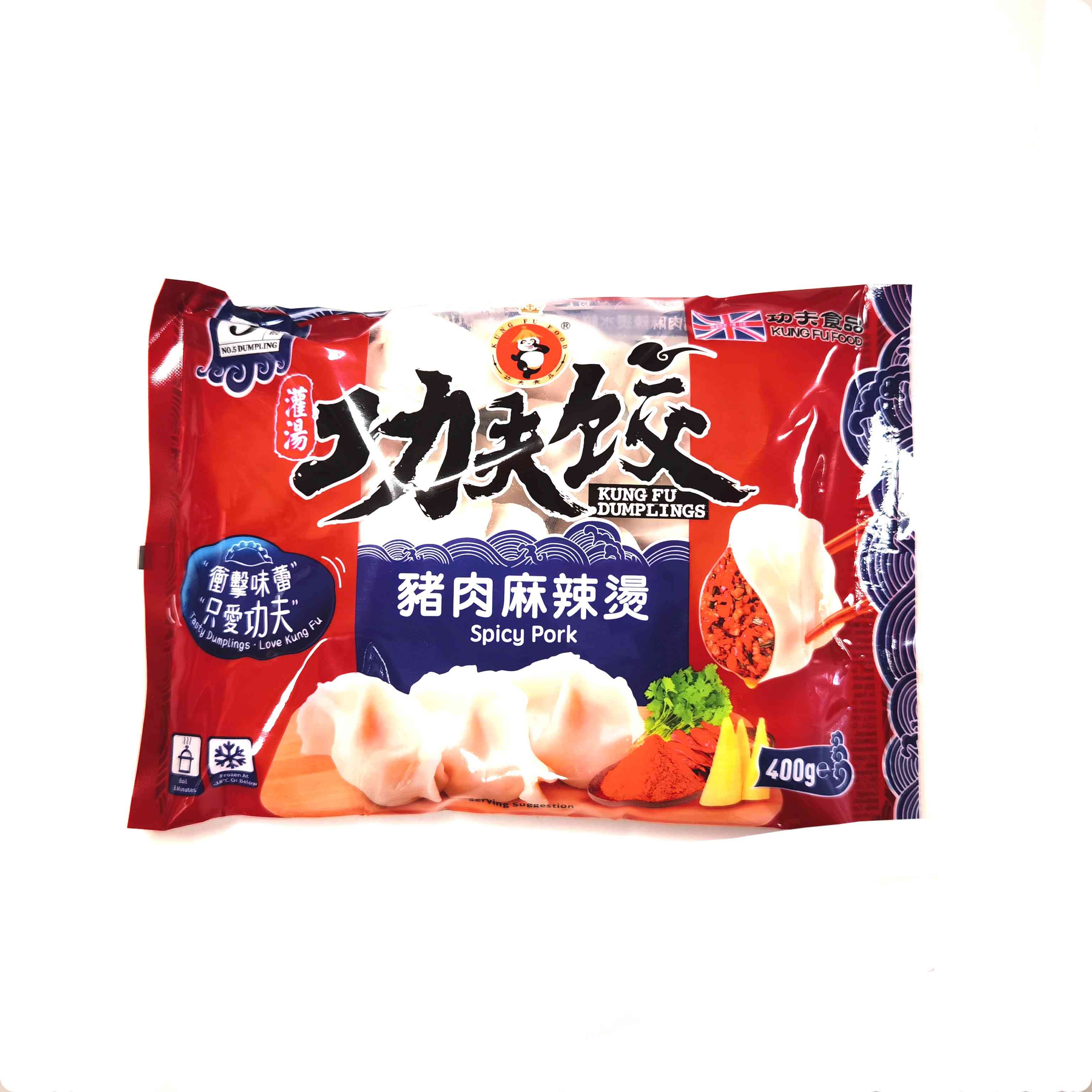 H350928功夫猪肉麻辣烫饺子400g（水饺）