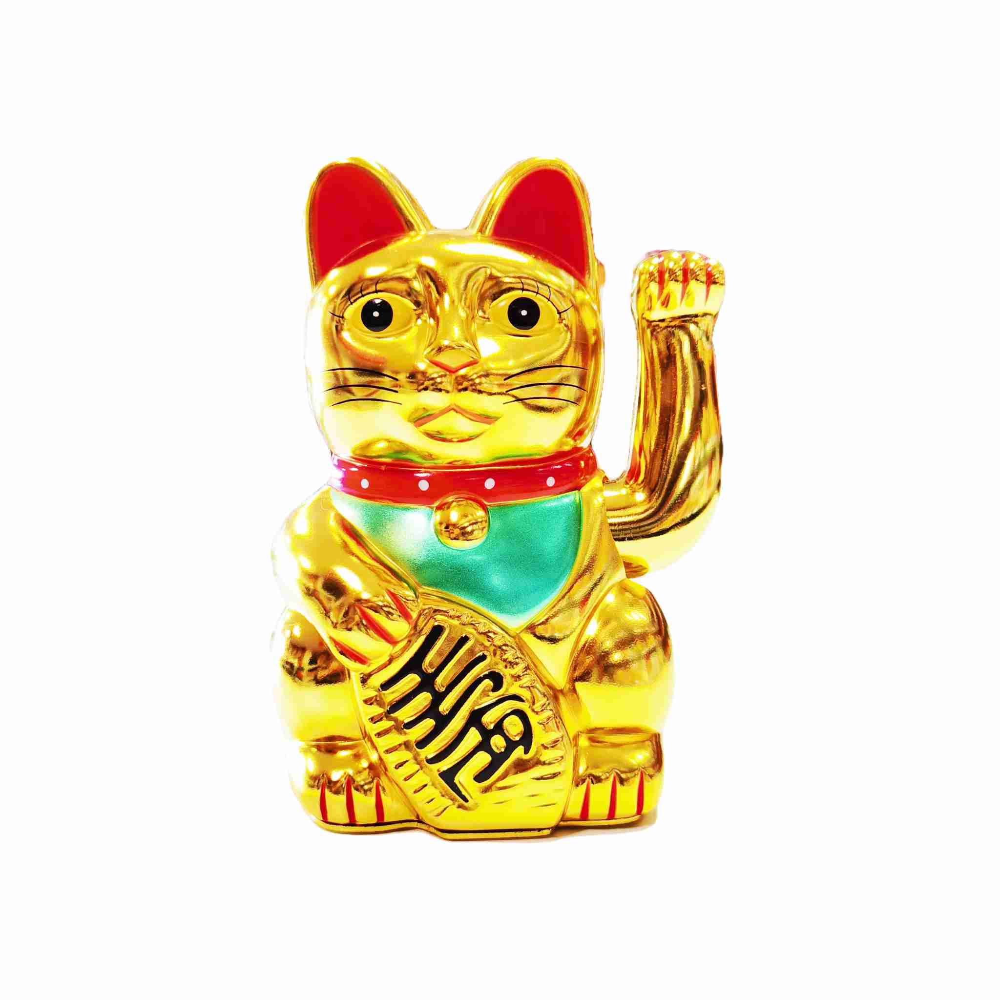 金色招财猫18.5cm