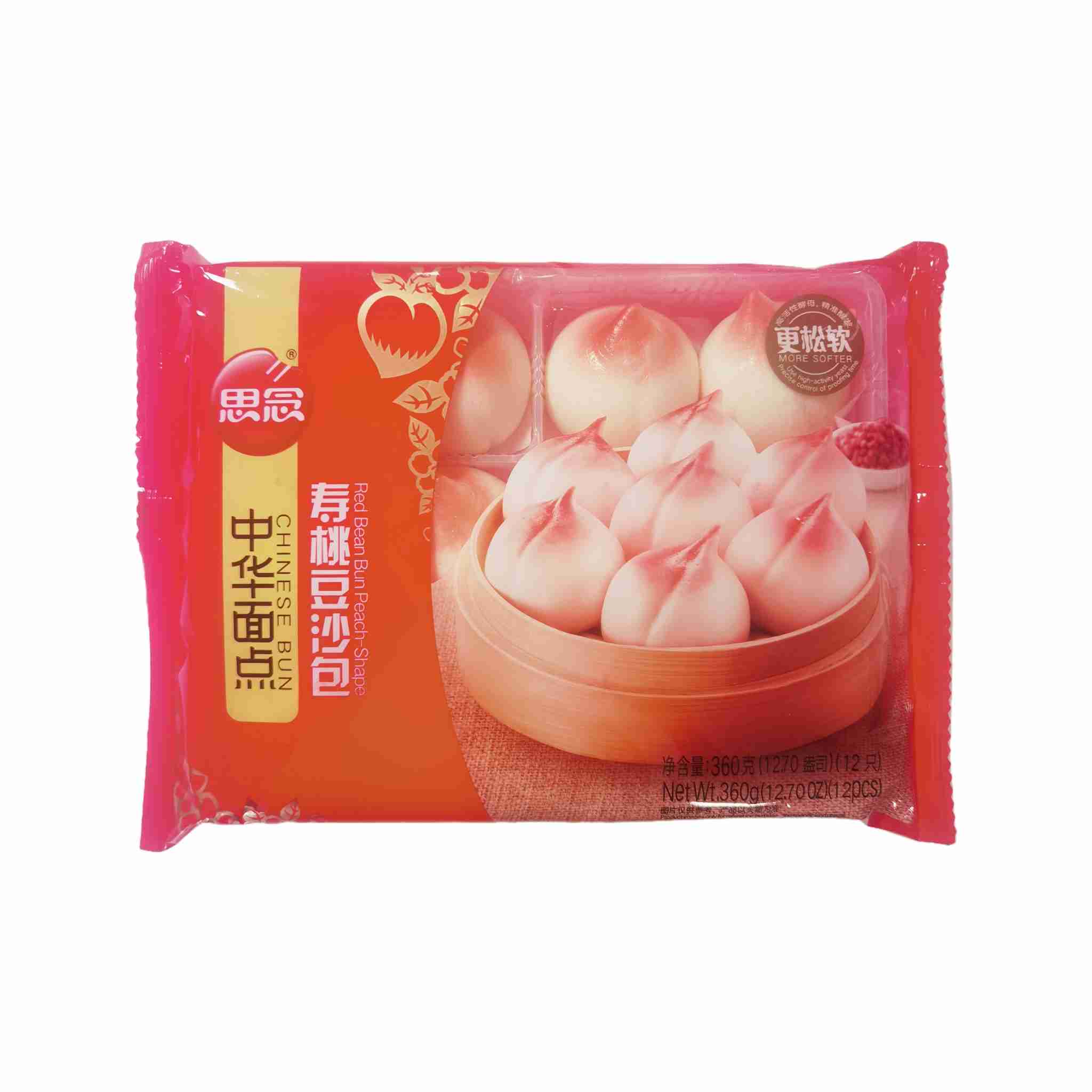 H360712思念寿桃豆沙包360g