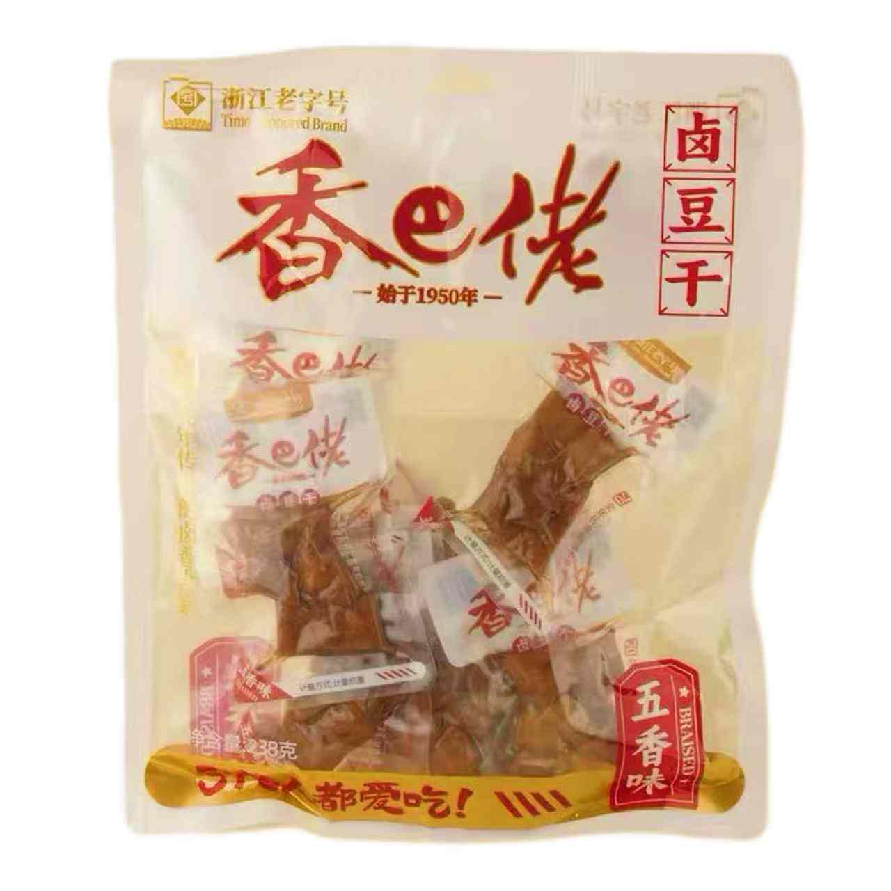 H360508香巴佬卤豆干238g 五香味